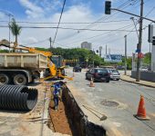 Saae-Sorocaba realiza melhorias em rede de drenagem na região da Praça da Bandeira